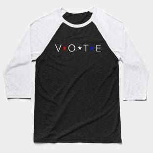 Vote Tee Red White Blue Stars Cool November 2020 Election for American President Baseball T-Shirt